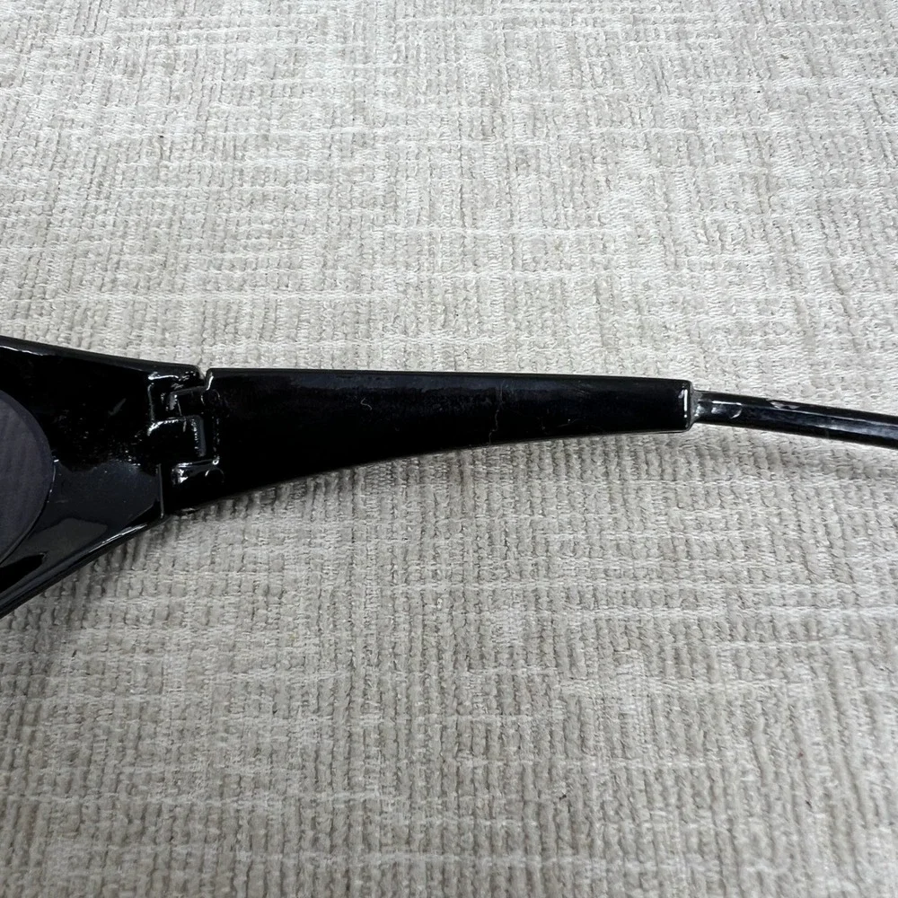 Vintage Y2K Harley-Davidson Flame Wrap Sunglasses Black Smoke Lenses Unisex OS